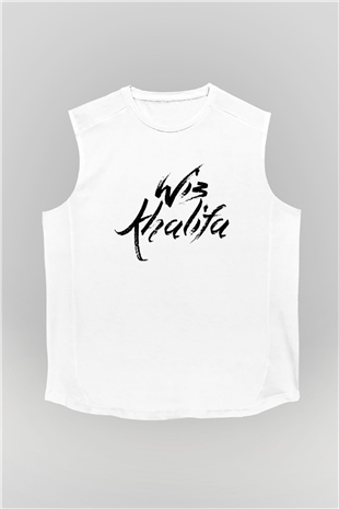 Wiz Khalifa Beyaz Unisex Kolsuz Tişört