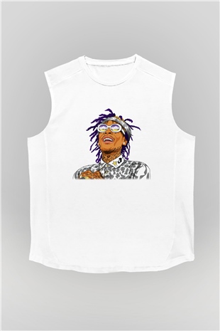 Wiz Khalifa Beyaz Unisex Kolsuz Tişört