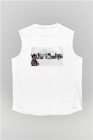 Wiz Khalifa Beyaz Unisex Kolsuz Tişört