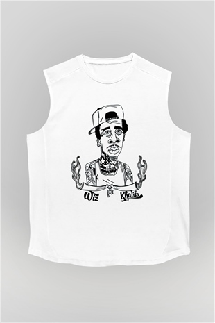 Wiz Khalifa Beyaz Unisex Kolsuz Tişört