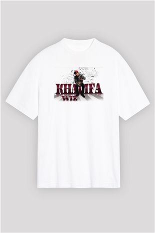 Wiz Khalifa Beyaz Unisex Oversize Tişört T-Shirt
