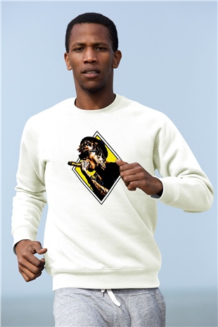 Wiz Khalifa Beyaz Unisex Sweatshirt