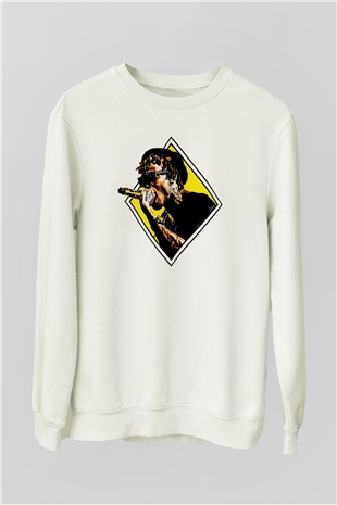 Wiz Khalifa Beyaz Unisex Sweatshirt