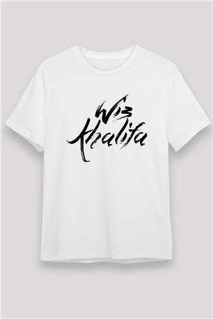 Wiz Khalifa Beyaz Unisex Tişört T-Shirt - TişörtFabrikası
