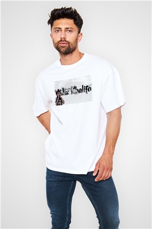 Wiz Khalifa Beyaz Unisex Tişört T-Shirt - TişörtFabrikası