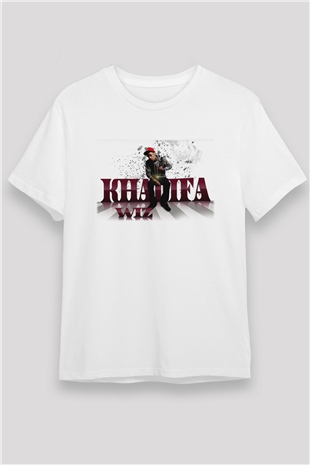 Wiz Khalifa Beyaz Unisex Tişört T-Shirt - TişörtFabrikası