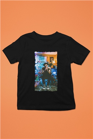 Wiz Khalifa Siyah Unisex Çocuk Tişört