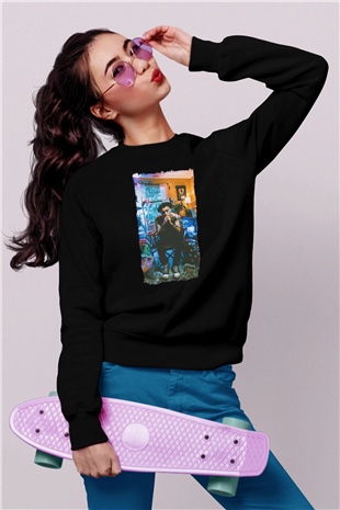 Wiz Khalifa Siyah Unisex Sweatshirt