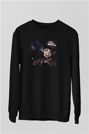 Wiz Khalifa Siyah Unisex Sweatshirt