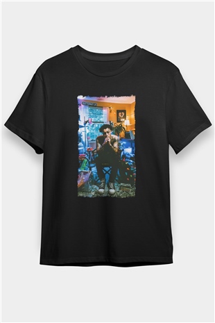 Wiz Khalifa Siyah Unisex Tişört T-Shirt - TişörtFabrikası