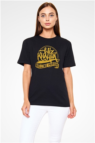 Wiz Khalifa Siyah Unisex Tişört T-Shirt - TişörtFabrikası