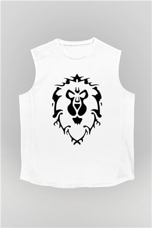 World of Warcraft Beyaz Unisex Kolsuz Tişört