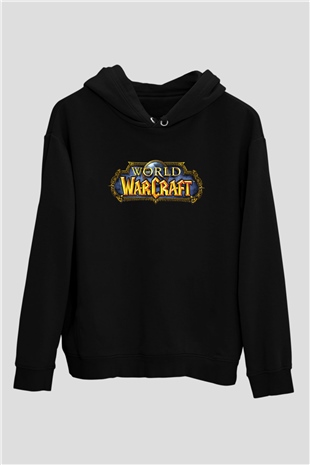World of Warcraft Siyah Unisex Hoodie