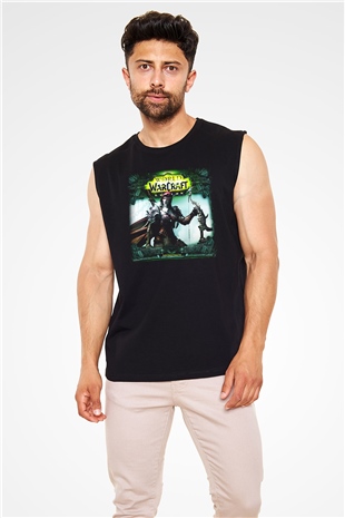 World of Warcraft Siyah Unisex Kolsuz Tişört