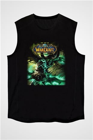 World of Warcraft Siyah Unisex Kolsuz Tişört