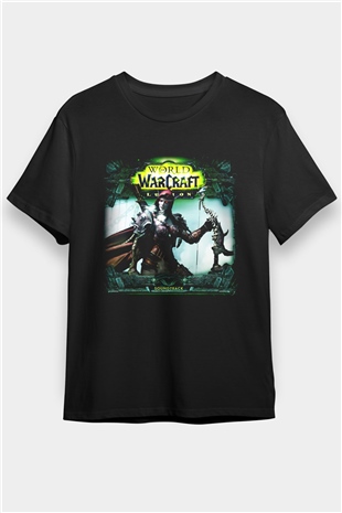 World of Warcraft Siyah Unisex Tişört T-Shirt