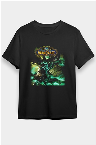World of Warcraft Siyah Unisex Tişört T-Shirt