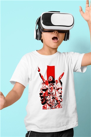 WrestleMania Beyaz Unisex  Çocuk Tişört