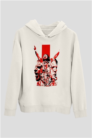 WrestleMania Beyaz Unisex Hoodie