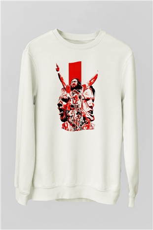 WrestleMania Beyaz Unisex  Sweatshirt