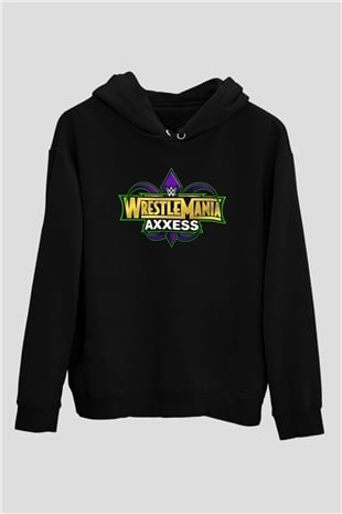 WrestleMania Siyah Unisex Hoodie