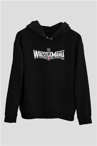 WrestleMania Siyah Unisex Hoodie