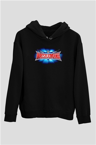 WrestleMania Siyah Unisex Hoodie