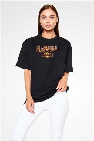 WrestleMania Siyah Oversize Tişört