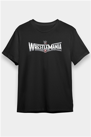 WrestleMania Siyah Unisex Tişört