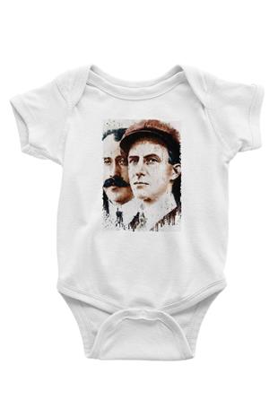 Wright Kardeşler Baskılı Beyaz Bebek Body - Zıbın