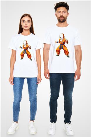 Wushu Baskılı Unisex Beyaz Tişört - Tshirt