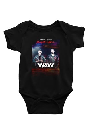 W&W Siyah Bebek Body - Zıbın