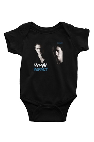 W&W Siyah Bebek Body - Zıbın
