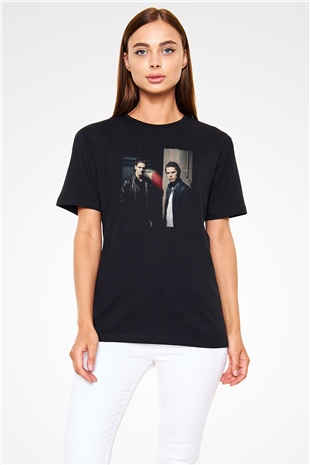 W&W Siyah Unisex Tişört T-Shirt - TişörtFabrikası