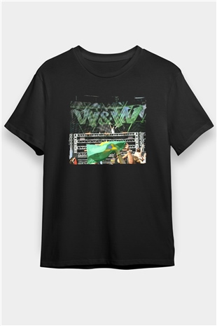 W&W Siyah Unisex Tişört T-Shirt - TişörtFabrikası