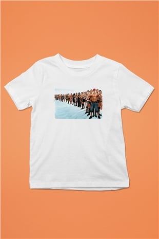 WWE Beyaz Unisex  Çocuk Tişört