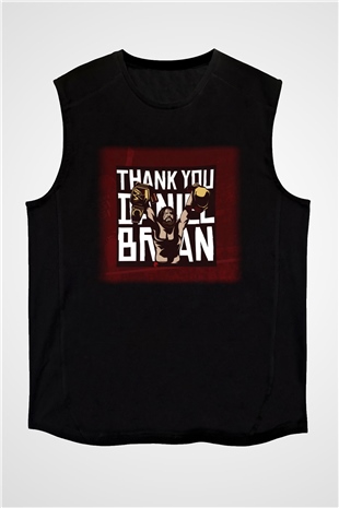 WWE Siyah Unisex Kolsuz Tişört