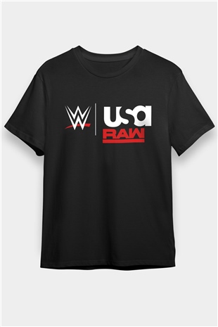 WWE Siyah Unisex Tişört