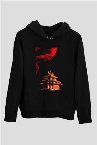 Yasak Şehir Siyah Unisex Hoodie