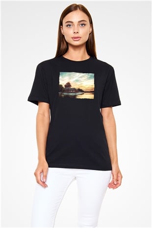 Yasak Şehir Siyah Unisex Tişört T-Shirt - TişörtFabrikası