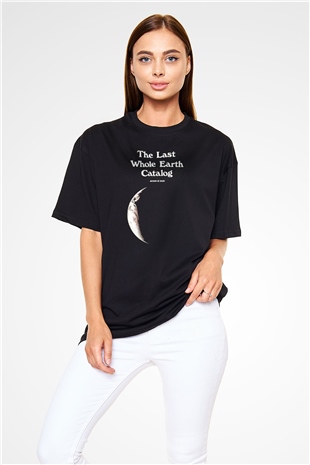 Yer yüzü Siyah Oversize Tişört Oversize T-shirt - TişörtFabrikası