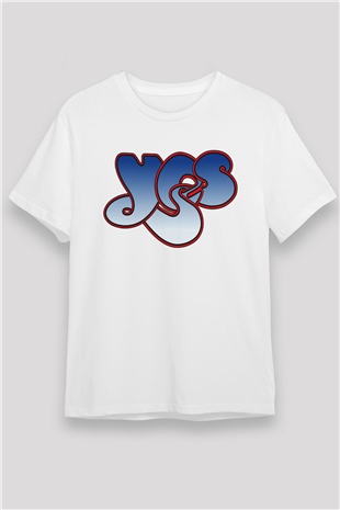 Yes Beyaz Unisex Tişört T-Shirt - TişörtFabrikası