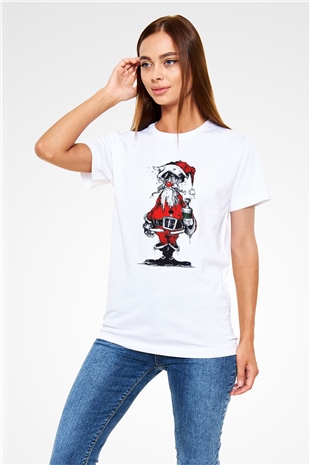 Yılbaşı Beyaz Unisex Tişört T-Shirt - TişörtFabrikası