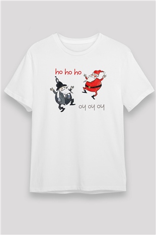 Yılbaşı Beyaz Unisex Tişört T-Shirt - TişörtFabrikası