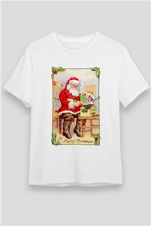 Yılbaşı Beyaz Unisex Tişört T-Shirt - TişörtFabrikası