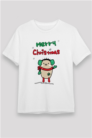 Yılbaşı Beyaz Unisex Tişört T-Shirt - TişörtFabrikası