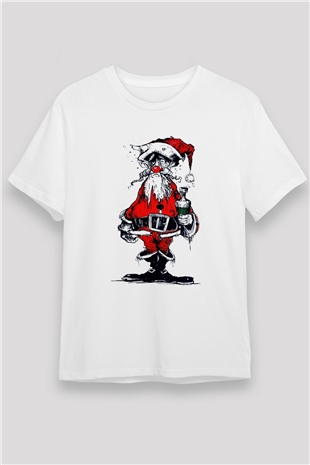 Yılbaşı Beyaz Unisex Tişört T-Shirt - TişörtFabrikası