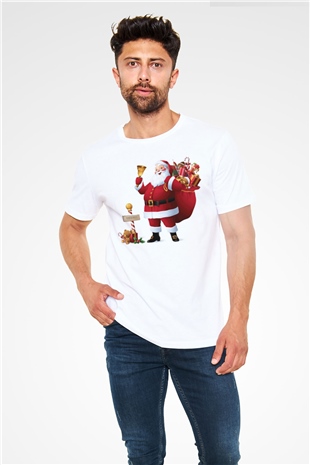 Yılbaşı Beyaz Unisex Tişört T-Shirt - TişörtFabrikası
