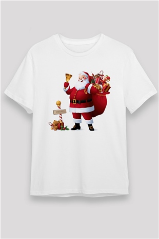Yılbaşı Beyaz Unisex Tişört T-Shirt - TişörtFabrikası