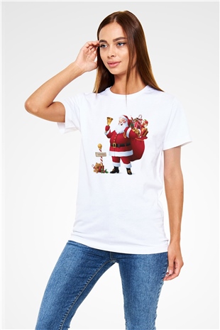 Yılbaşı Beyaz Unisex Tişört T-Shirt - TişörtFabrikası